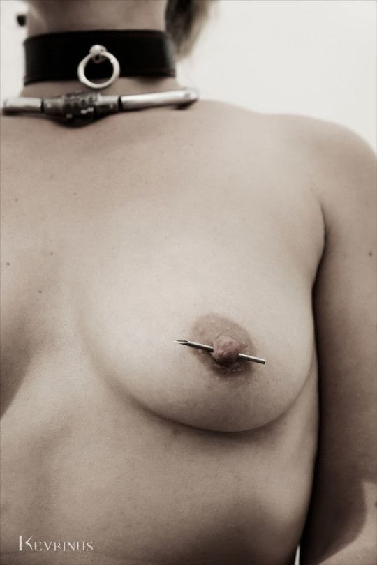 beautiful pierced nipple