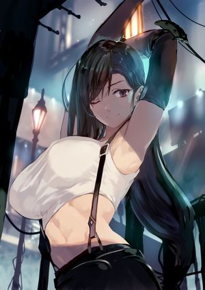 final fantasy final fantasy vii final fantasy vii remake tifa lockhart bob (biyonbiyon)