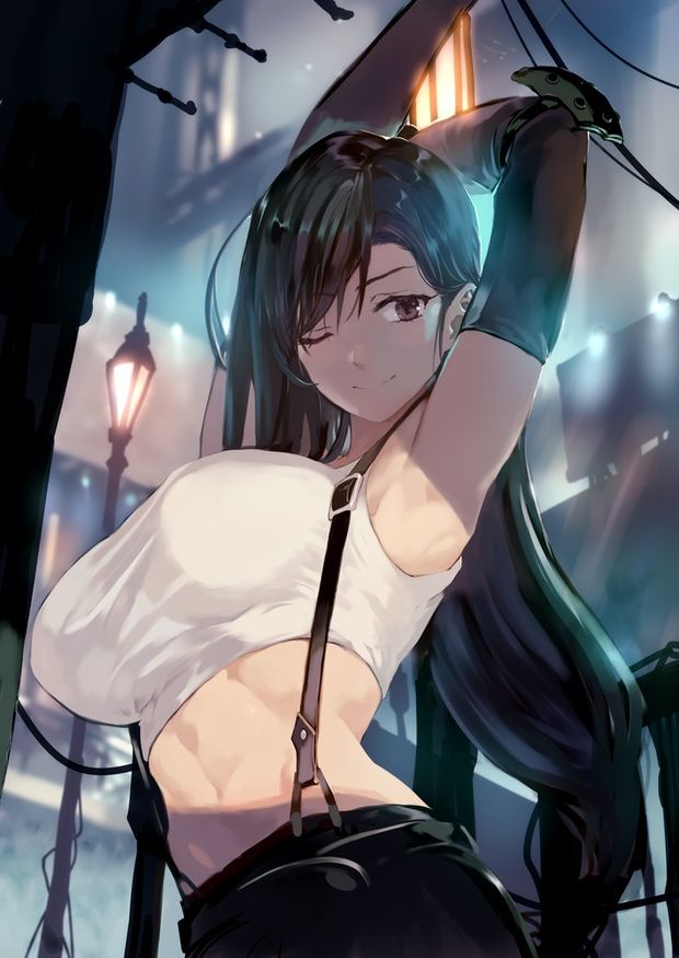 final fantasy final fantasy vii final fantasy vii remake tifa lockhart bob (biyonbiyon)