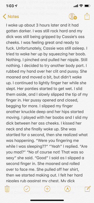 Sexy story for MissCassie Part 2