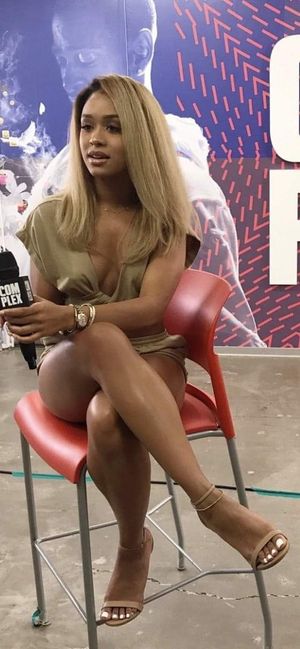 Sitting sexy without trying I don't know how she does it?