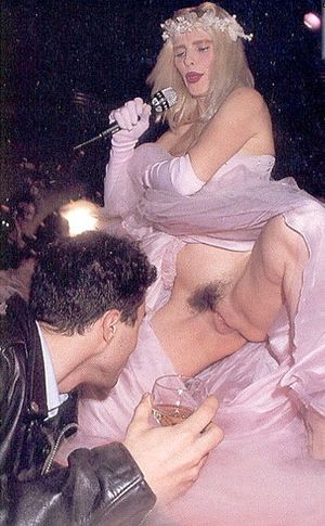 Cicciolina in nude stage show