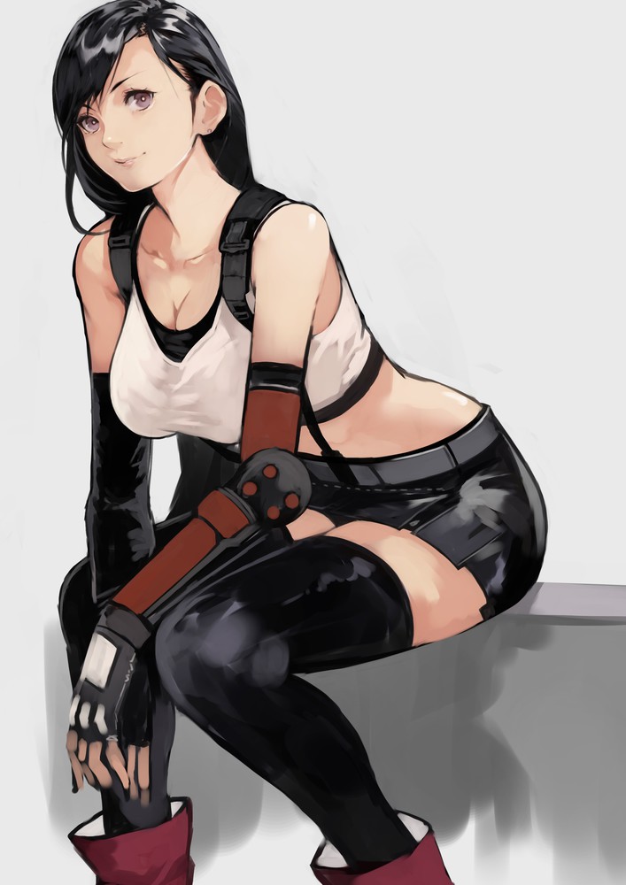 final fantasy final fantasy vii final fantasy vii remake tifa lockhart 55level