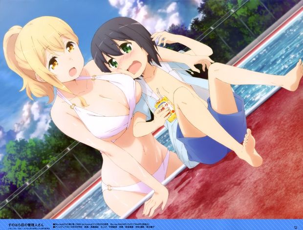 shiina aki and sunohara ayaka (sunoharasou no kanrinin-san and etc) drawn by takahashi mizuki