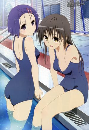 kotegawa yui and sairenji haruna (to love-ru darkness and etc) drawn by nishiya yasushi