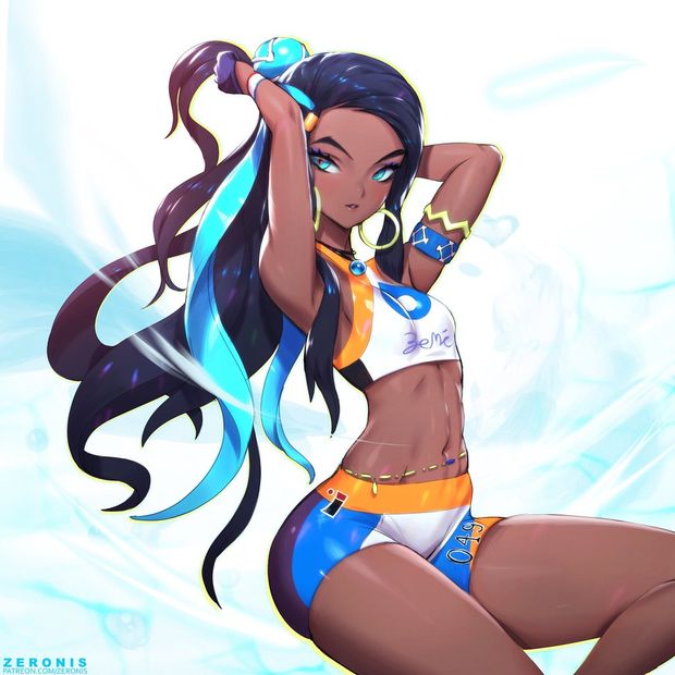 pokemon pokemon (game) pokemon sword & shield nessa (pokemon) rurina (pokemon) zeronis