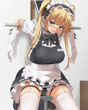 Covered up cute hentai.