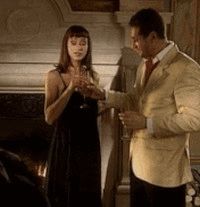 Tranny drops dress while drinking wine