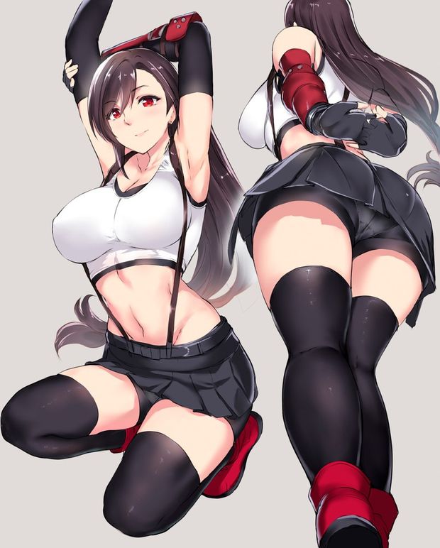 final fantasy final fantasy vii final fantasy vii remake ass tifa lockhart kamishiro ryuu