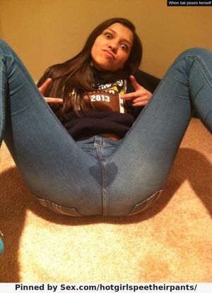 wet jean for wet pussy