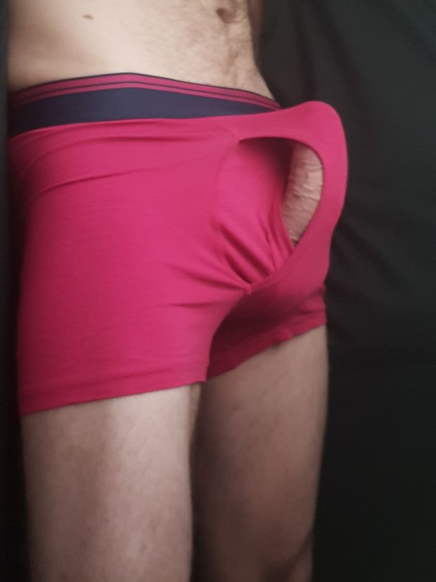 Rock hard bulge