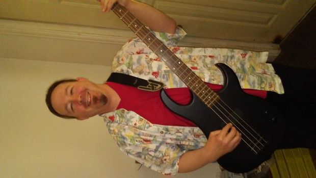 My Dean bass guitar & me!