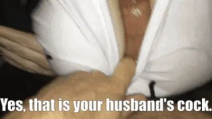 His cock, my tits