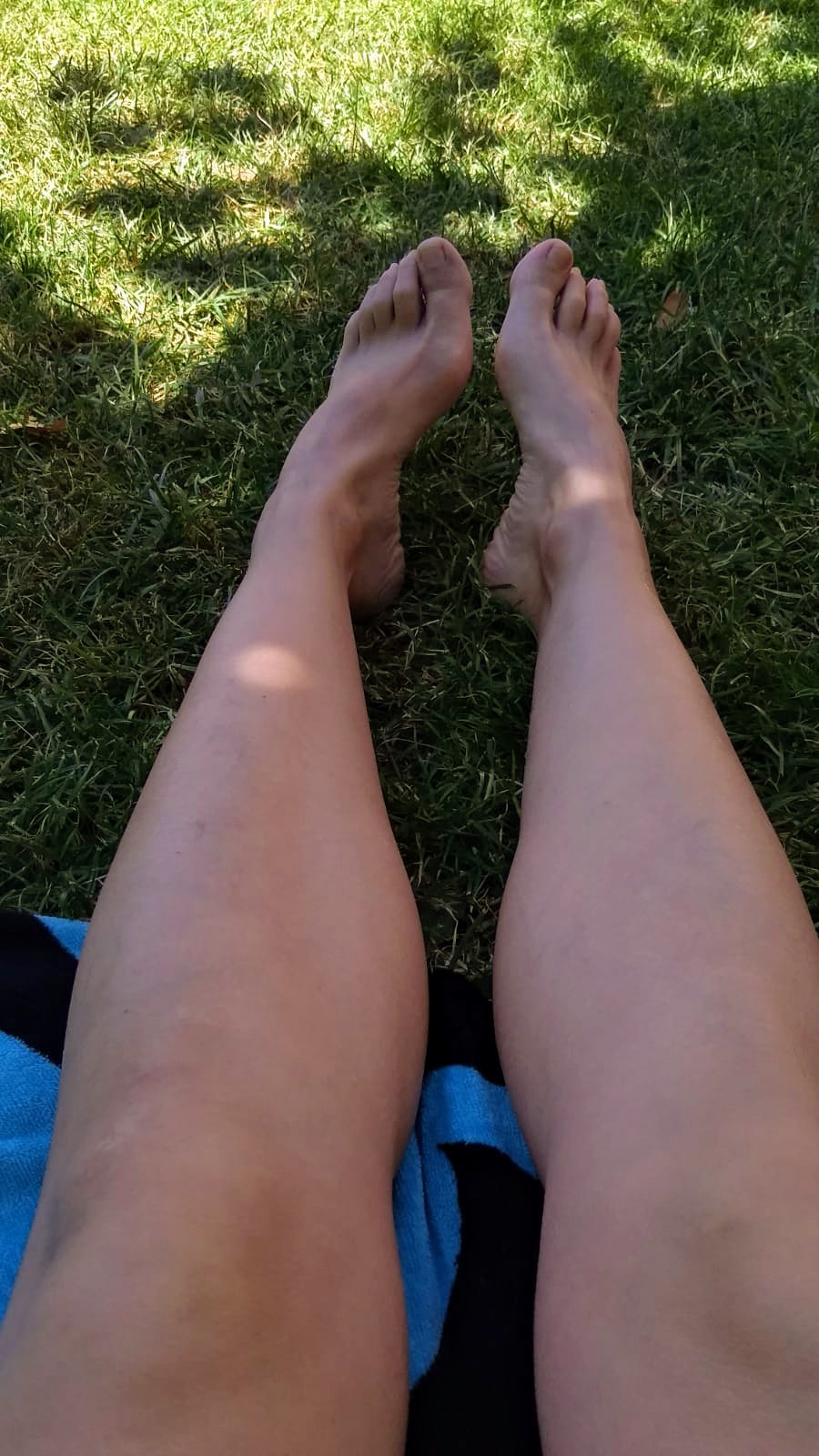I use to cum on my wife's feet