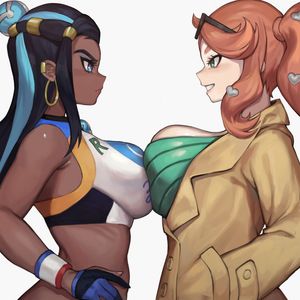 pokemon sword & shield nessa (pokemon) sonia (pokemon) cinko17817