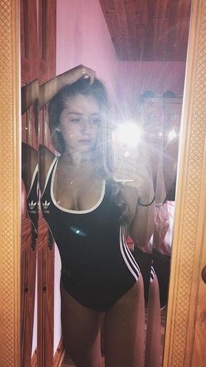Leotard selfie