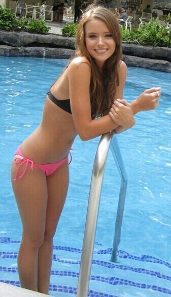 Pool babe