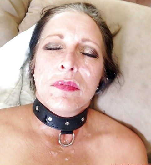 Mature female slave after oral use.