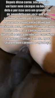 Chifrar: um ato de amor da esposa com o corno.