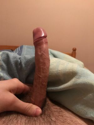 Veiny uncut cock