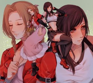 final fantasy final fantasy vii final fantasy vii remake tifa lockhart aerith gainsborough