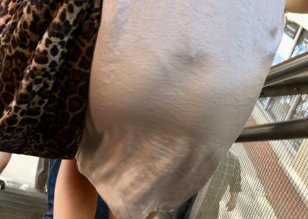 Visible panties