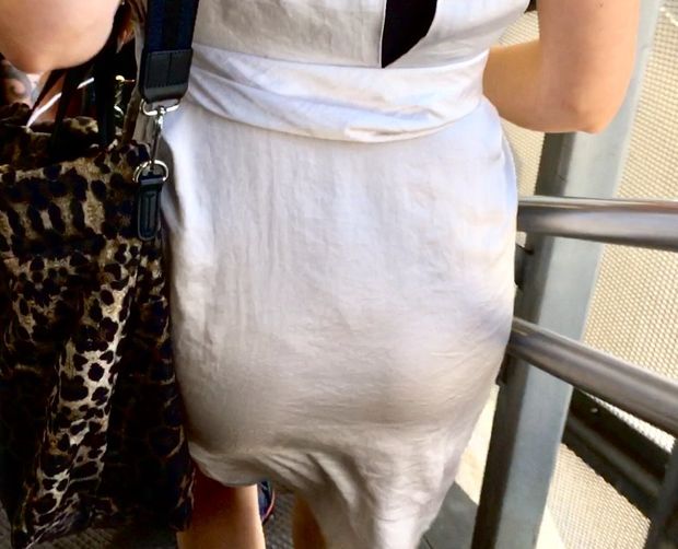 Visible panties