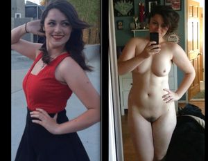 on-off of a beatiful woman