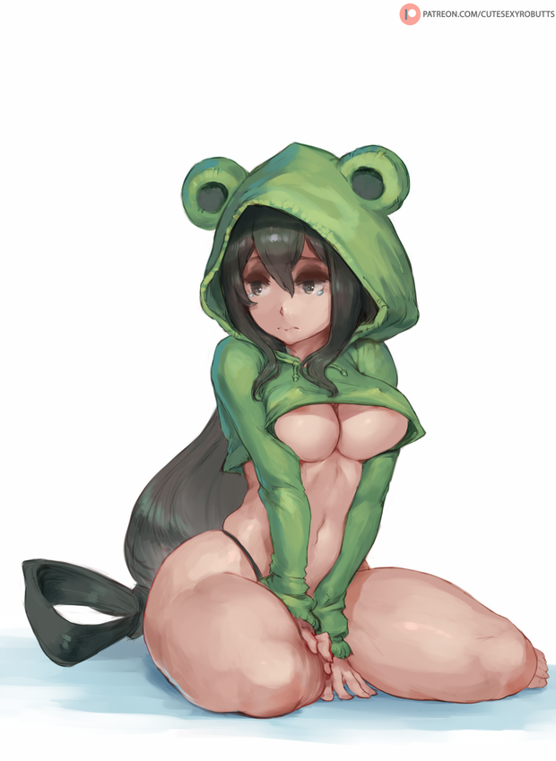 asui tsuyu sketch (my hero academia) by Cutesexyrobutts