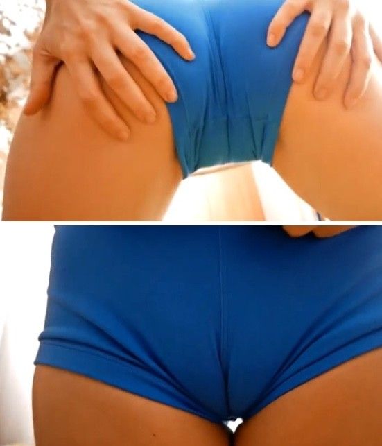 Britneys delicious ass and fat pussy lips