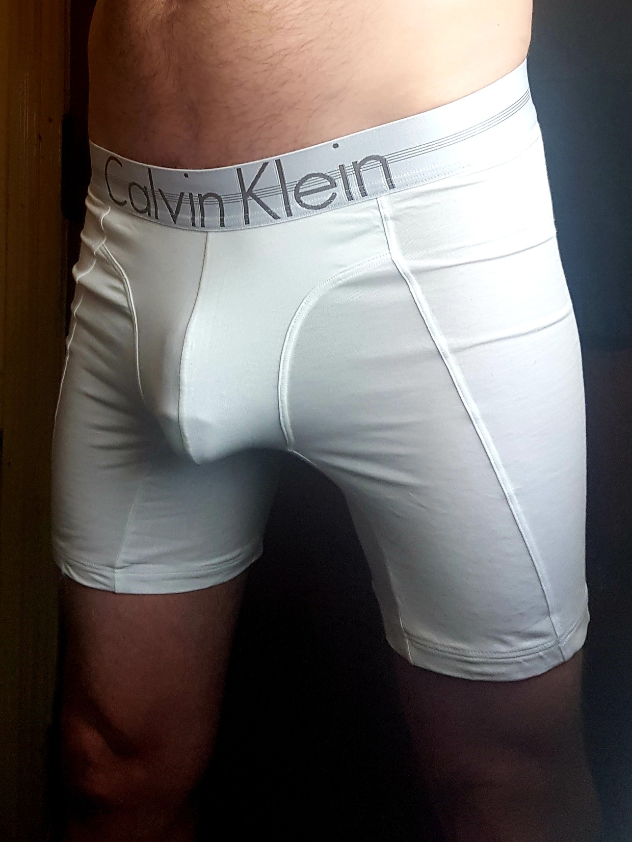 Semi in my new Calvin's