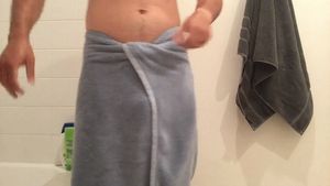 Just after the shower