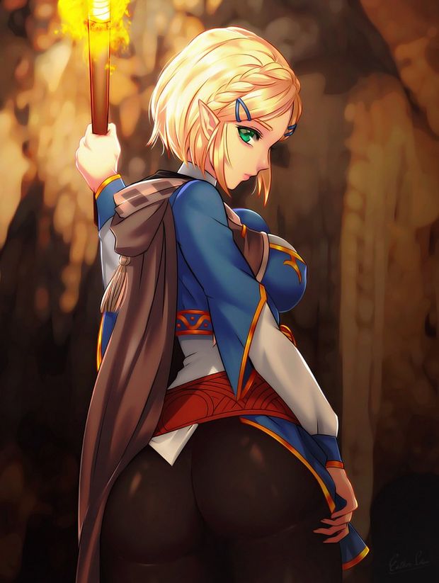 the legend of zelda breath of the wild cave princess zelda zelda (breath of the wild) esther