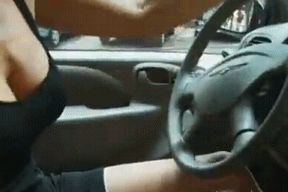 sensual wife in black