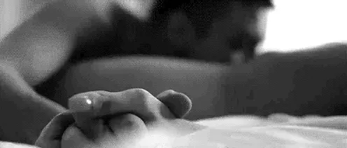 Holding hands eating her out