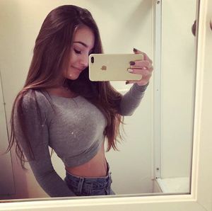 Busty babe with big boobs