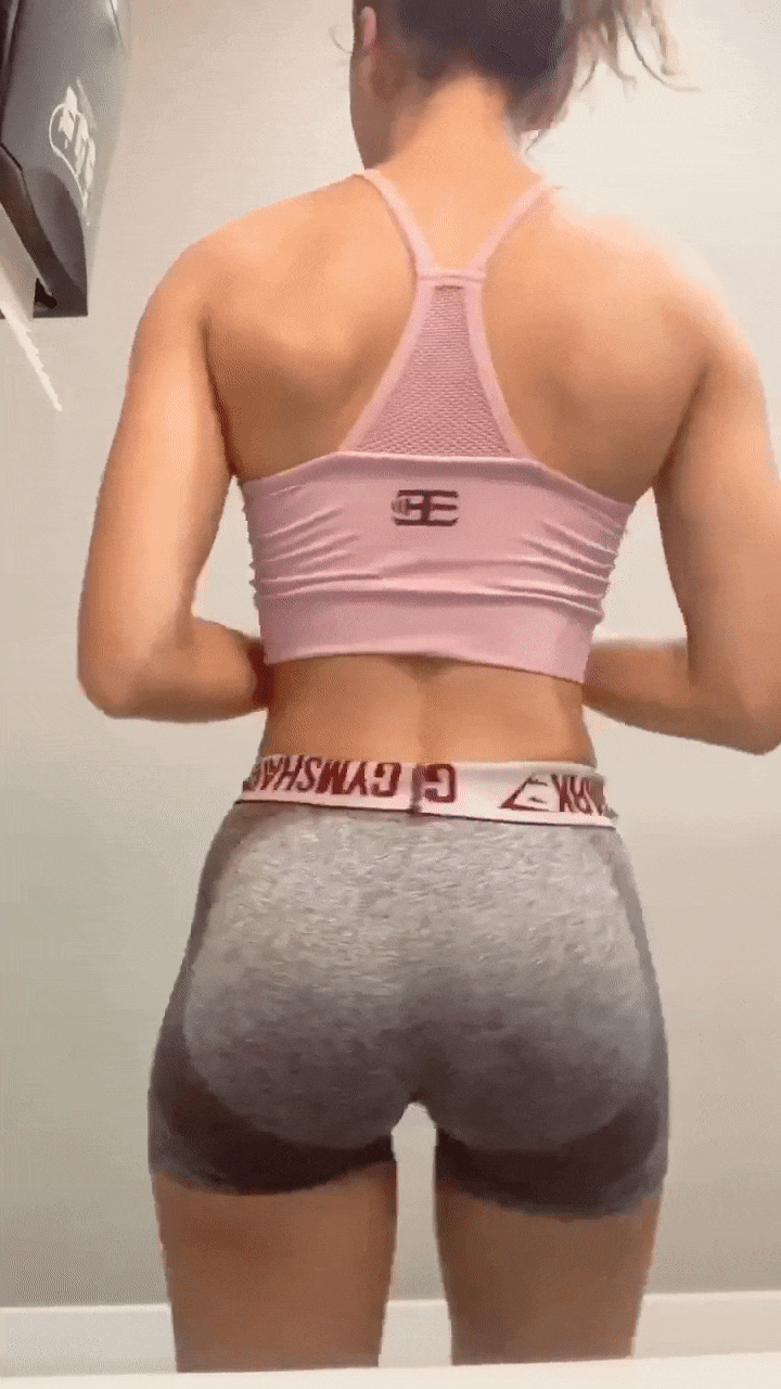 Imagine your hard rod pounding her jiggling ass and anal