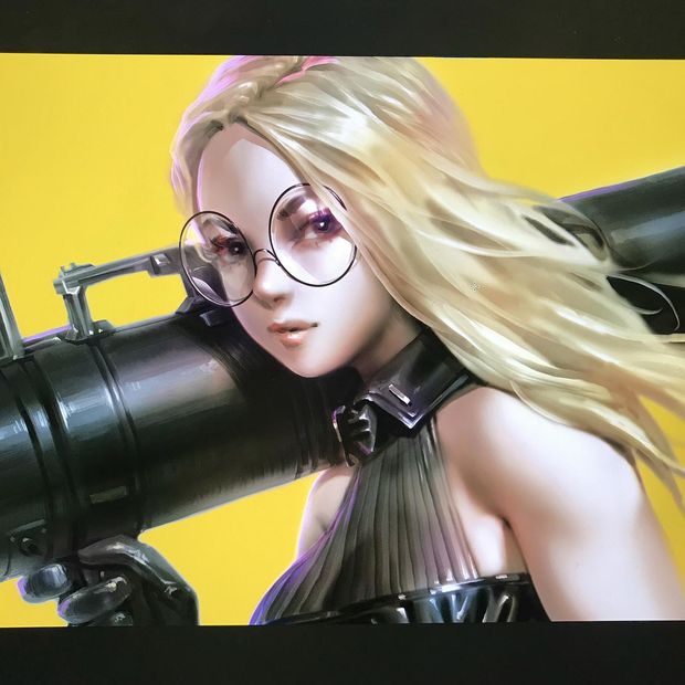 Bazooka lady.