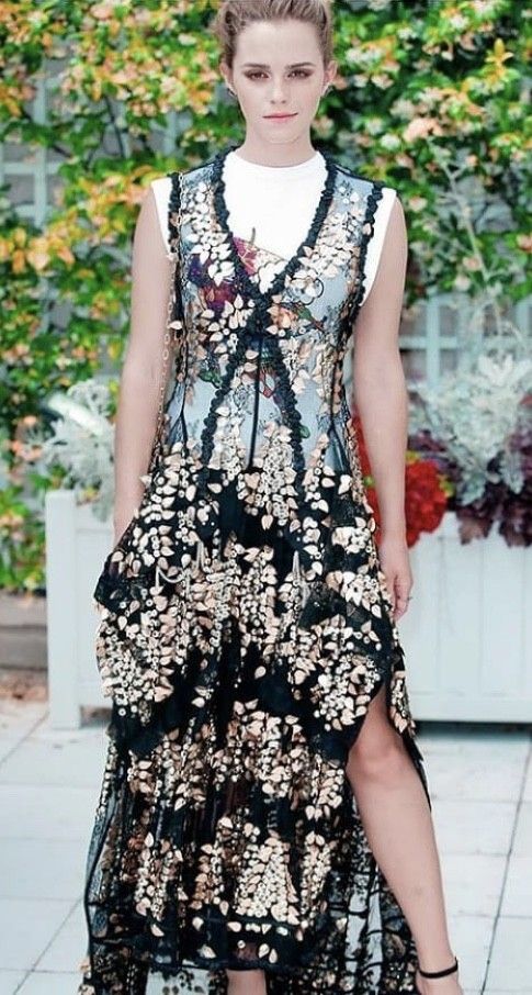 Emma Watson net dress