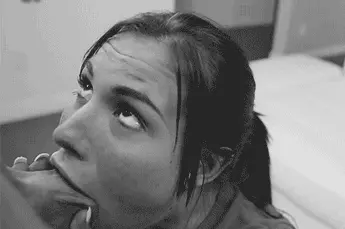 Aidra Fox swallowing the whole thing