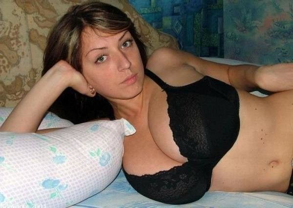 Covered up cute brunette.