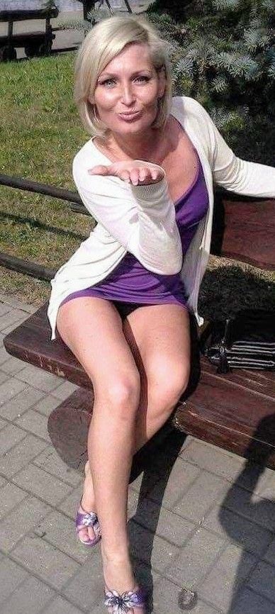 Sexy milf outside