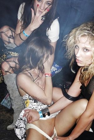 Panties pulled down by friend