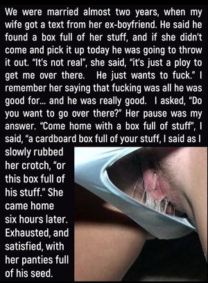 She came home with her box full.