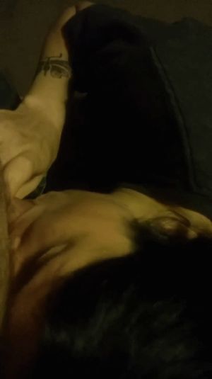 Her deep throating his big cock