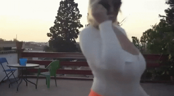 macarena_in_the_sun Bouncing And Shaking Her Tits