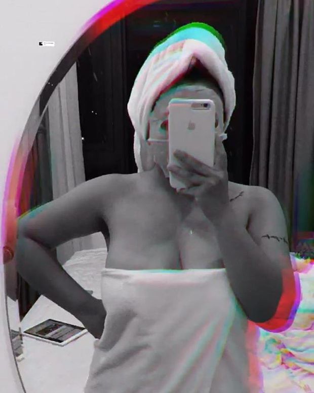 chubby in towel