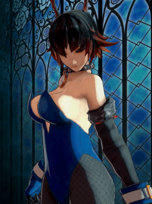 bloodstained: ritual of the night animated animated gif bunnysuit lili (bloodstained)