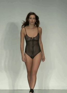 sexi brunette in lace