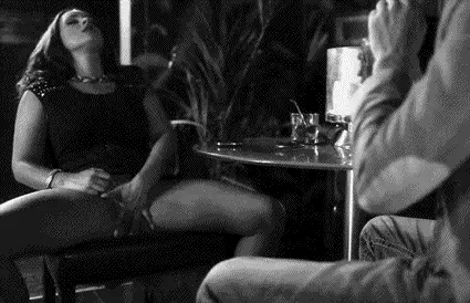 Love when she gets horny during drinks